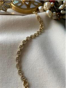 VIP 14K Taşlı Düğme Model Bileklik