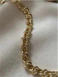 VIP 14K Taşlı Düğüm Bileklik