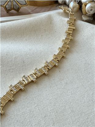 VIP 14K Taşlı Mini Sticks Bileklik