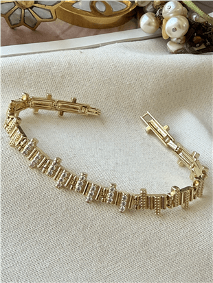 VIP 14K Taşlı Mini Sticks Bileklik