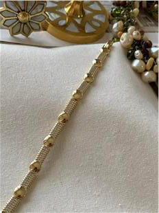 VIP 14K Taşlı Point Bileklik