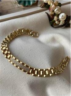 VIP 14K Taşlı Rlx Bileklik