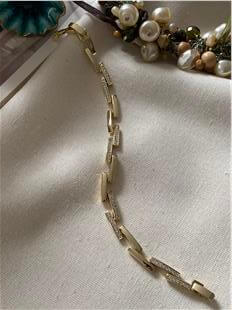 VIP 14K Taşlı Stick Bileklik