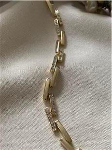 VIP 14K Taşlı Stick Bileklik