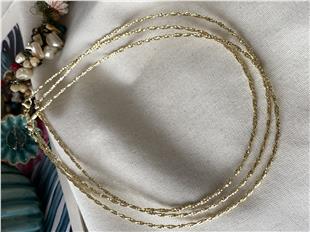 VIP 14K Tırtık Model Choker Kolye
