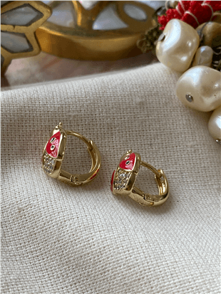 VIP 14K Uğur Böceği Küpe