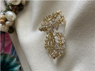 VIP 14K Wreath Küpe