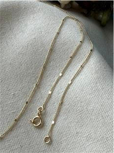 VIP 14K Yıldız Desenli Zincir Kolye