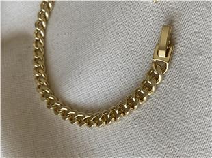 VIP 14K 5 mm Ezme Zincir Bileklik