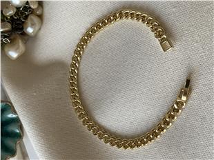 VIP 14K 5 mm Ezme Zincir Bileklik