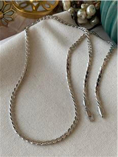 VIP 60 cm Silver Zarafet Kolye