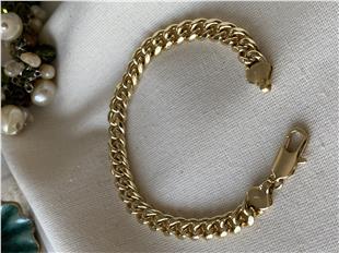 VIP 14K 8 mm Ezme Zincir Bileklik