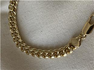 VIP 14K 8 mm Ezme Zincir Bileklik