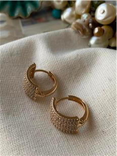 VIP Bombeli Halka Küpe