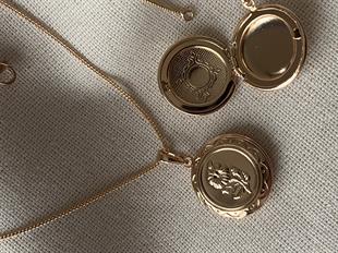 VIP Çiçek Resimlik Kolye