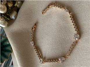 VIP Damla Taşlı Minimal Suyolu Bileklik