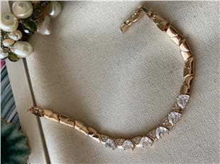 VIP İç İçe Kalp Bileklik