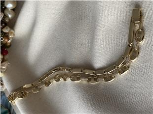 VIP İkili Badem Dikdörtgen Bileklik