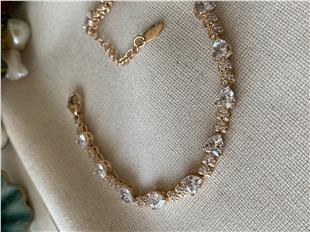 VIP Mini Taşlı Kalp Bileklik