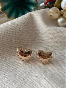 VIP Minik Taşlı Kalp Küpe