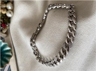 VIP Silver Chain Bileklik