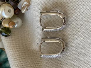 VIP Silver Parıltı Küpe