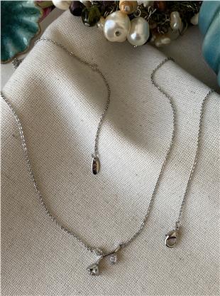 VIP Silver Rose Kolye