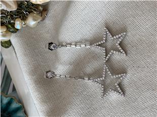 VIP Silver Stars Küpe