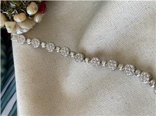 VIP Sıralı Taşlı Daire Bileklik