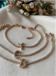 VIP Suyolu Harf Model Bileklik