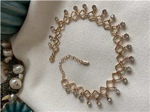 VIP Taş Sallantılı Karo Halhal