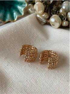 VIP Taşlı Bubble Kıkırdak Küpe