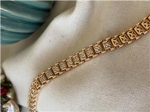 VIP Taşlı Cross Bileklik