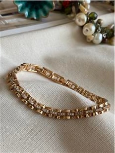 VIP Taşlı Kalın Zincir Bileklik