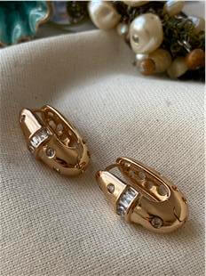 VIP Taşlı Kapsül Küpe