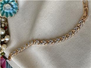 VIP Taşlı Örgü Bileklik