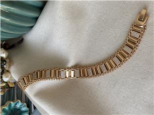 VIP Taşlı Silindir Geçmeli Bileklik