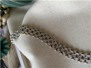 VIP Taşlı Silver Zincir Bileklik