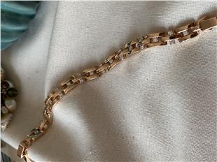 VIP Tektaş Kare Zincir Bileklik