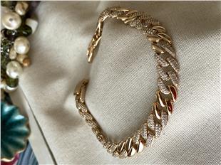 VIP Üç Sıra Örme Bileklik