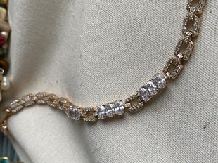 VIP Üç Sıra Taşlı Bileklik