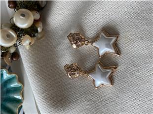 VIP White Star Küpe
