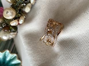 VIP Zincir Taş Yüzük