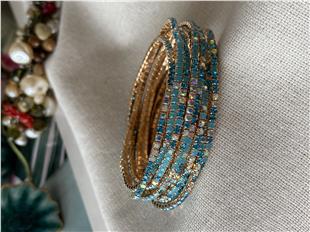 Mavi Esnek Suyolu Bileklik