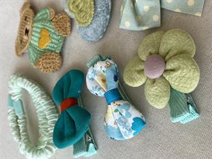 Yeşil Kalpli Ayıcık Toka Seti