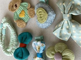 Yeşil Kalpli Ayıcık Toka Seti