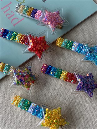 Yıldız Renkli Toka