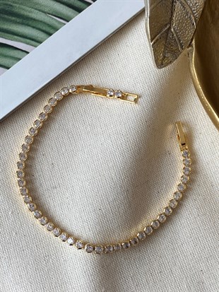 Yuvarlak Taşlı Suyolu Bileklik