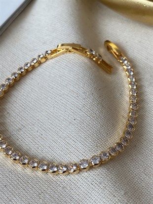 Yuvarlak Taşlı Suyolu Bileklik