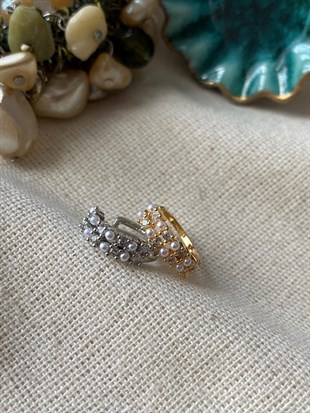 Zarif İnci Kıkrıdak Küpe